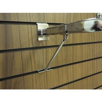 Slatwall D Rail Support Arm