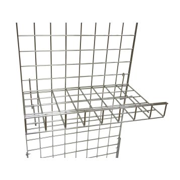 Gridwall Straight Shelf With Lip