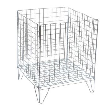 Large Zinc Wire Metal Square Display Dump Bin - SFS181