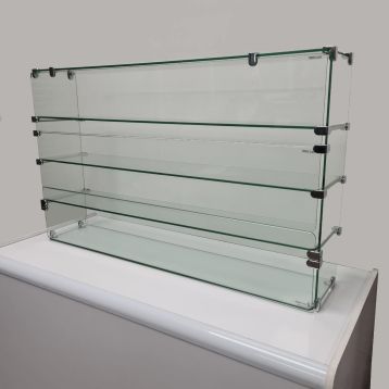 Vape / E-Cig / E-Liquid Counter Top Glass Display Unit (A)