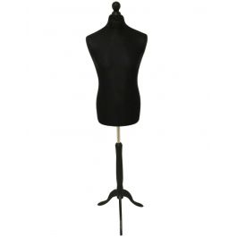 Buy ECONOMY MALE BLACK CLOTH BODY ON A BLACK STAND - Just £38.34