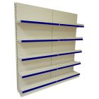 Wall Shelving 800mm 2 x Bays Joining Together