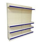 Wall Shelving : 1000mm Peg Panel / Shelved 2 x Joining Bays