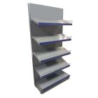 Wall Shelving Silver: 665mm - Starter Unit