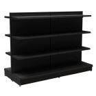 2 x 1000mm Black Joining Gondola Shelving Units