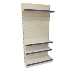 Wall Shelving : 1250mm Peg Panel / Shelved Starter Unit