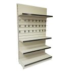 Wall Shelving : 665mm Slat panell / Shelved Starter Unit