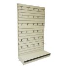 Wall Shelving : 665mm  Metal Slat Panels - Starter Unit