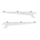 Glass Shelf Brackets Jura White